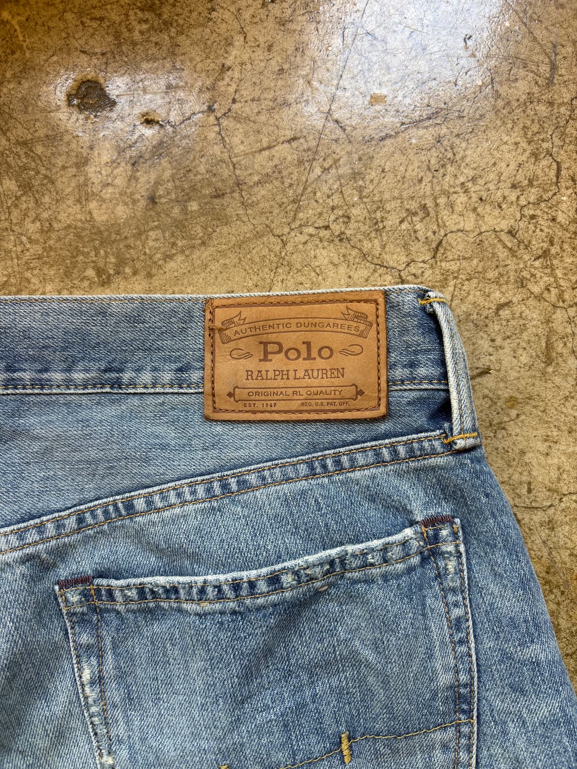 폴로 Authentic Dungarees 셀비지 데님 상품이미지8