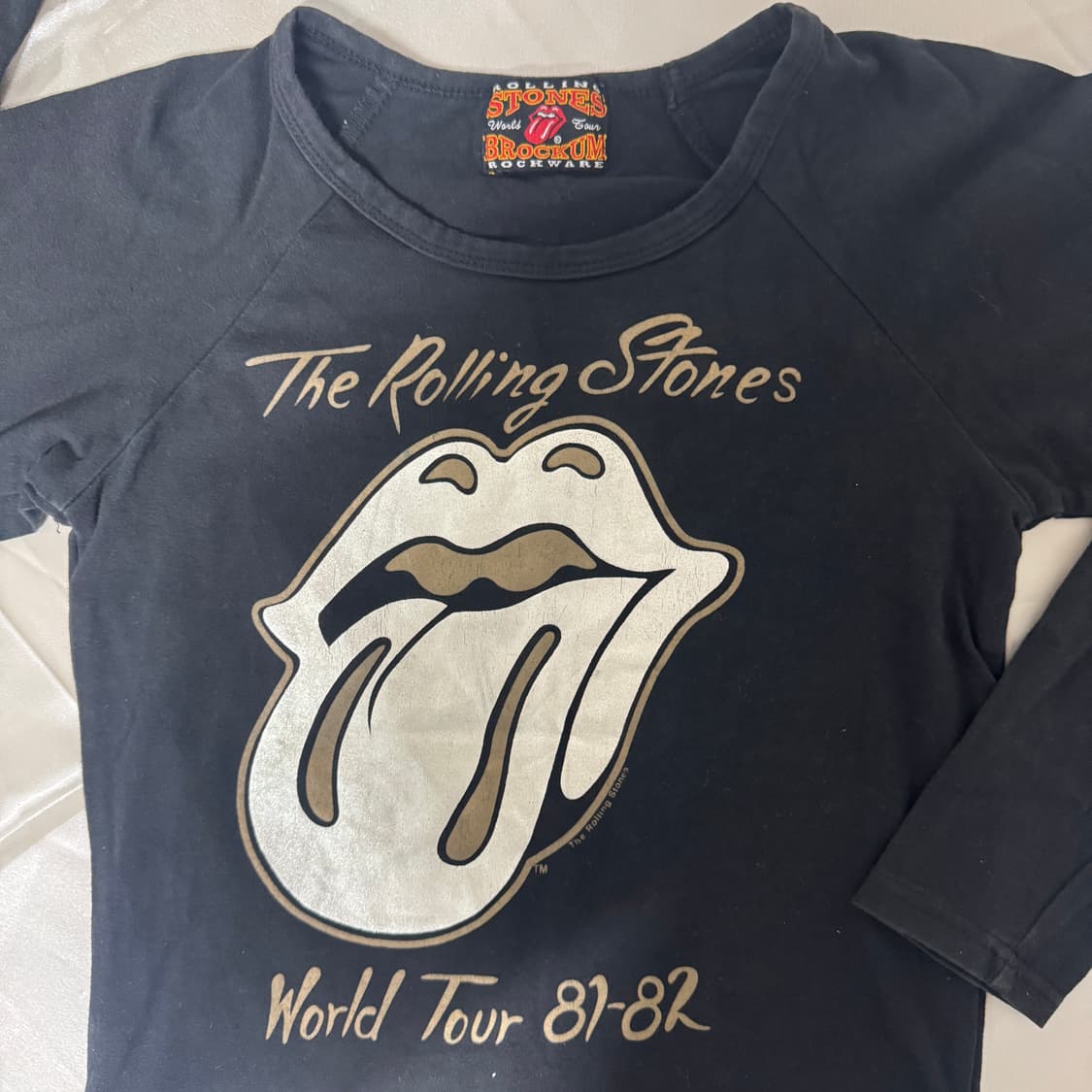 롤링스톤즈 World tour BROCKUM 나그랑 긴팔 밴드 티 상품이미지5