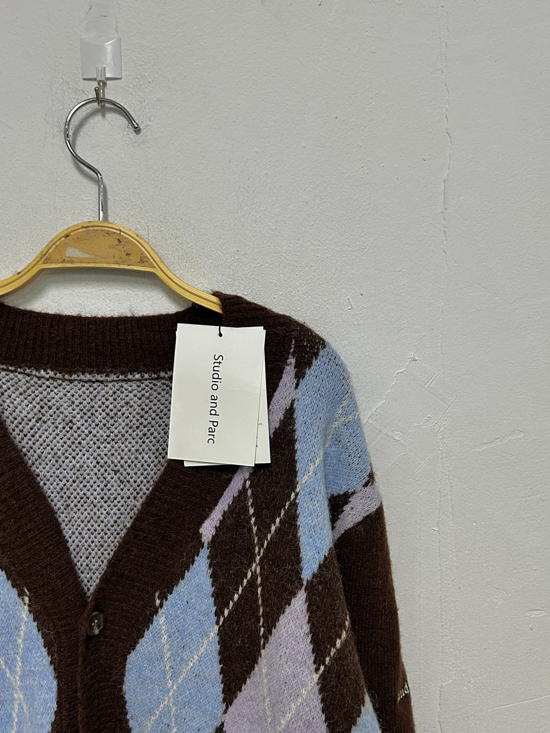 스튜디오앤파르크 아가일 가디건 상품이미지4