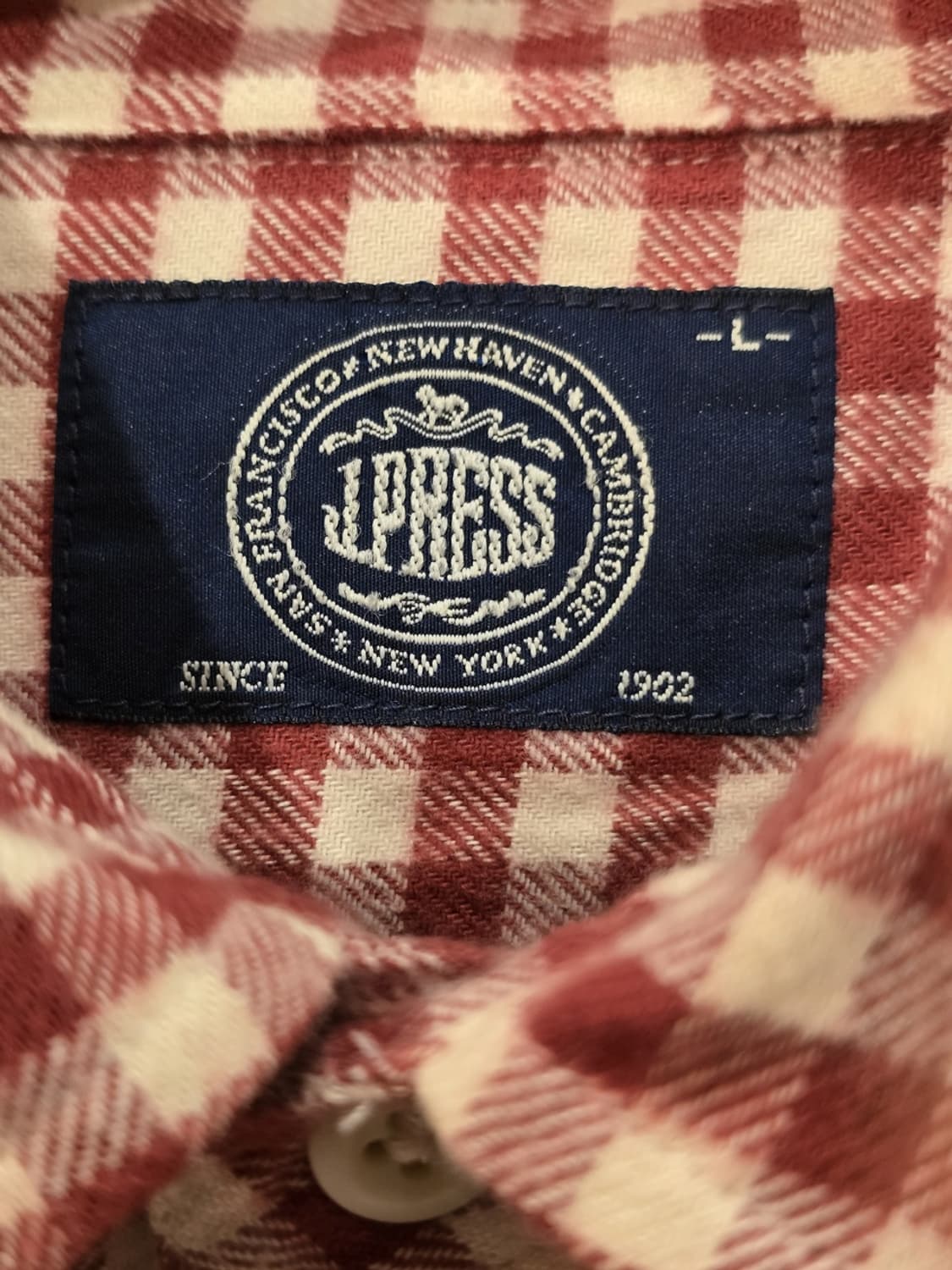 J.PRESS Red Gingham Check  Shirt 상품이미지4
