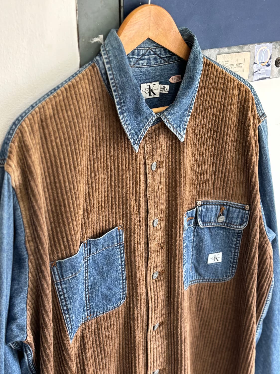 Old Calvin Klein Jeans Corduroy Shirt 상품이미지1