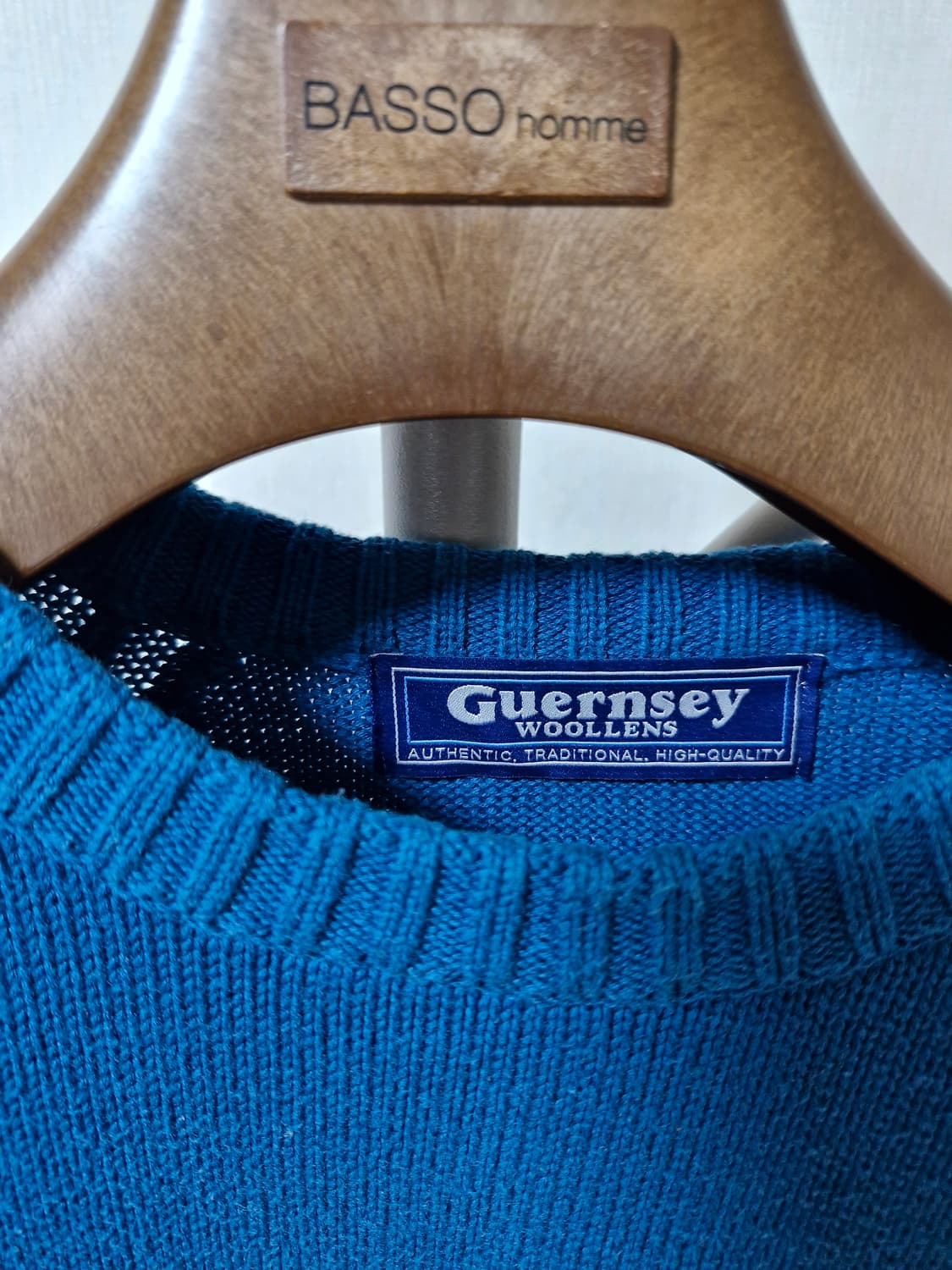 건지울른르 블루(청록끼) 니트 XL 상품이미지3