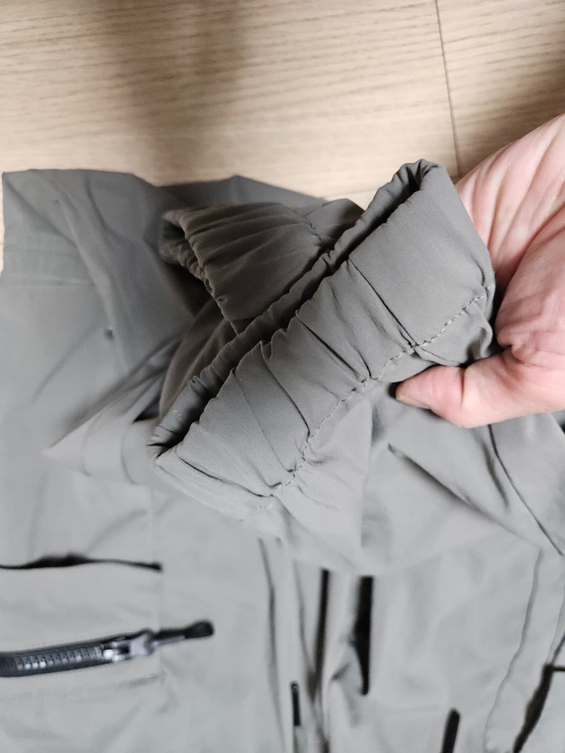 라이프워크 나일론 지퍼 카고 조거팬츠 S카키 상품이미지4