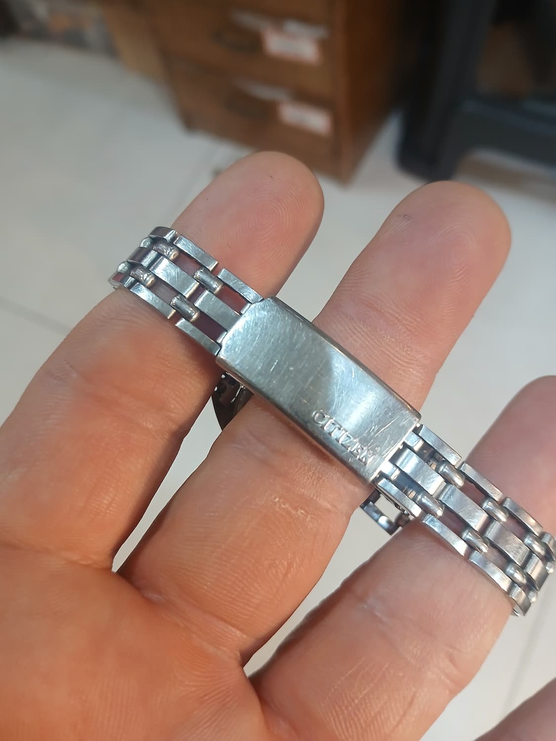 빈티지 시티즌 DATE STAR 21석 여성용수동시계 상품이미지5