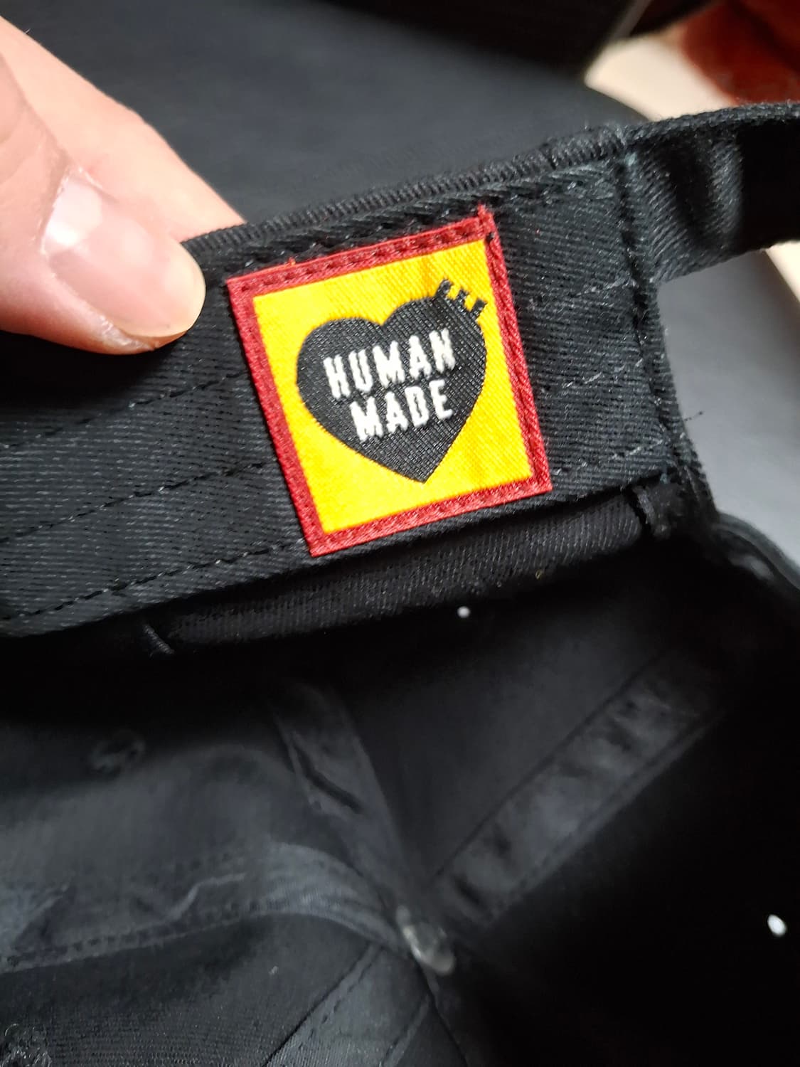 휴먼메이드 덕패치 볼캡 블랙 상품이미지2