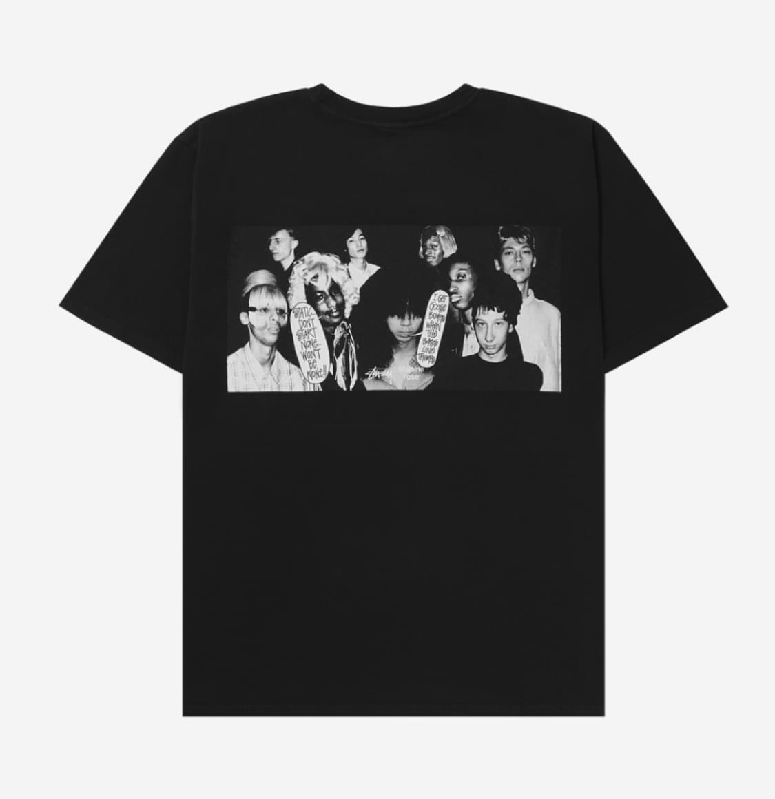 스투시 X 마틴 로즈 피그먼트 반팔 티셔츠 블랙 M 정품 상품이미지5