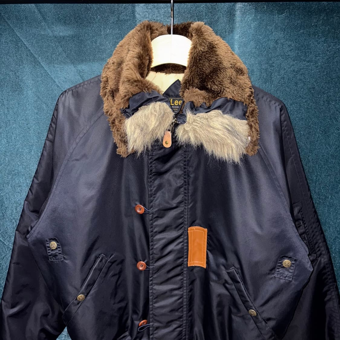 (M) 90s Lee 나일론 항공 점퍼 자켓 made in JAPAN 상품이미지2