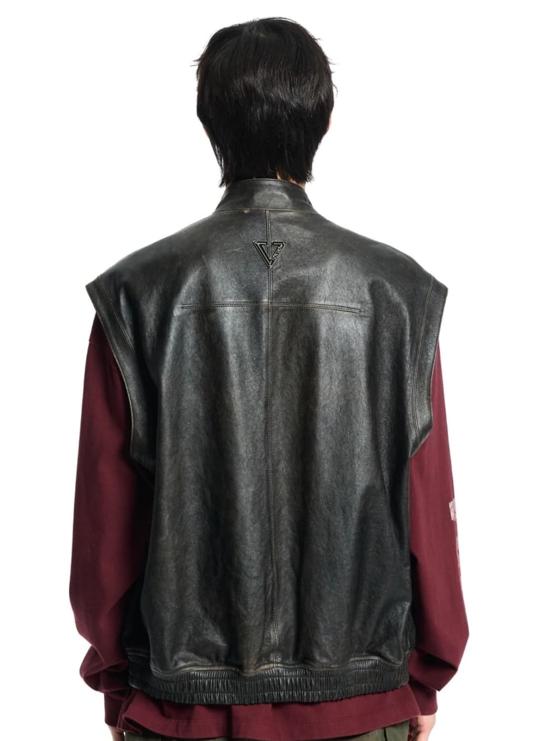 본바트(vonvat)가죽 조끼 상품이미지8