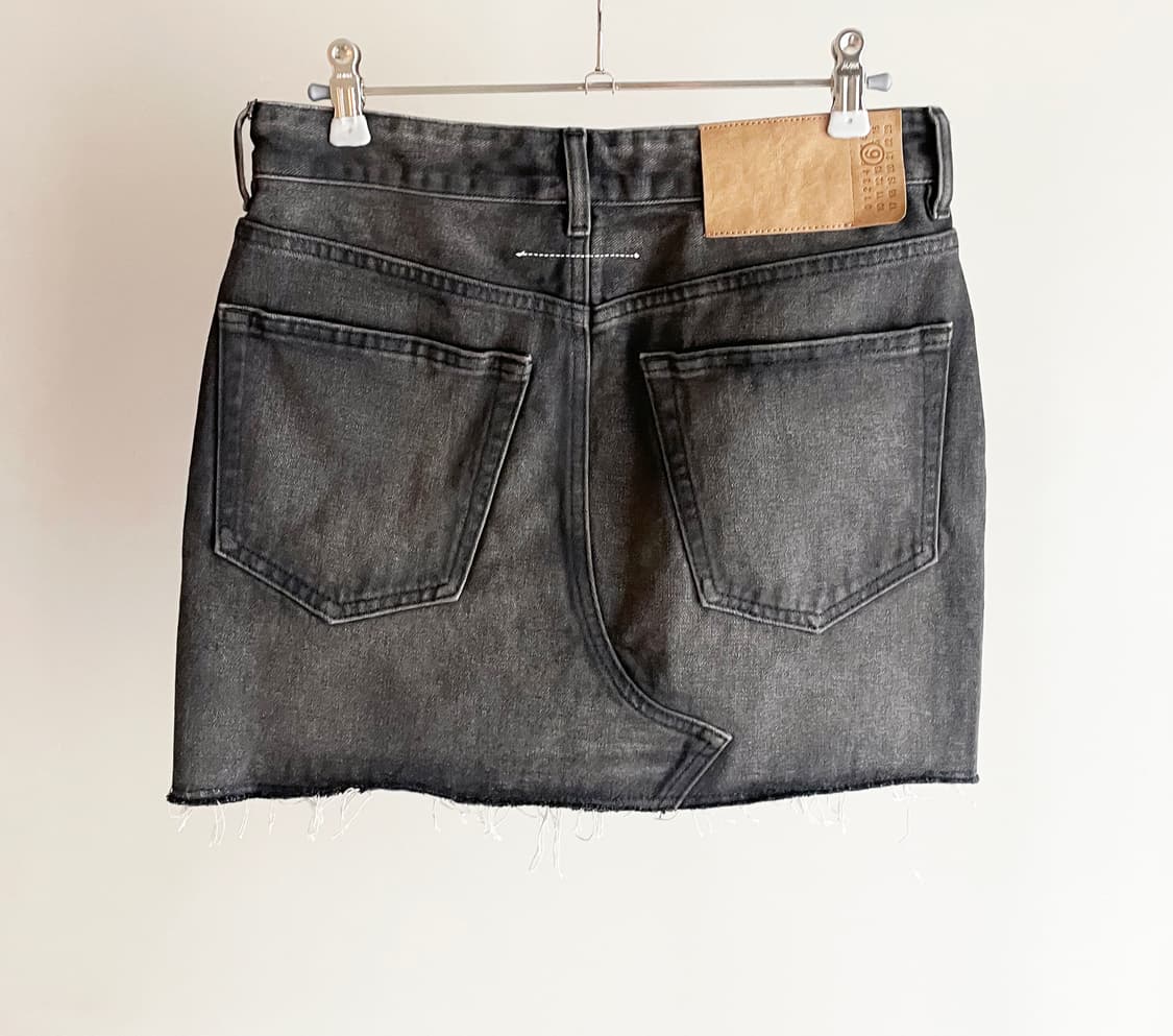 마르지엘라 MM6 워싱 데님 스커트 상품이미지4