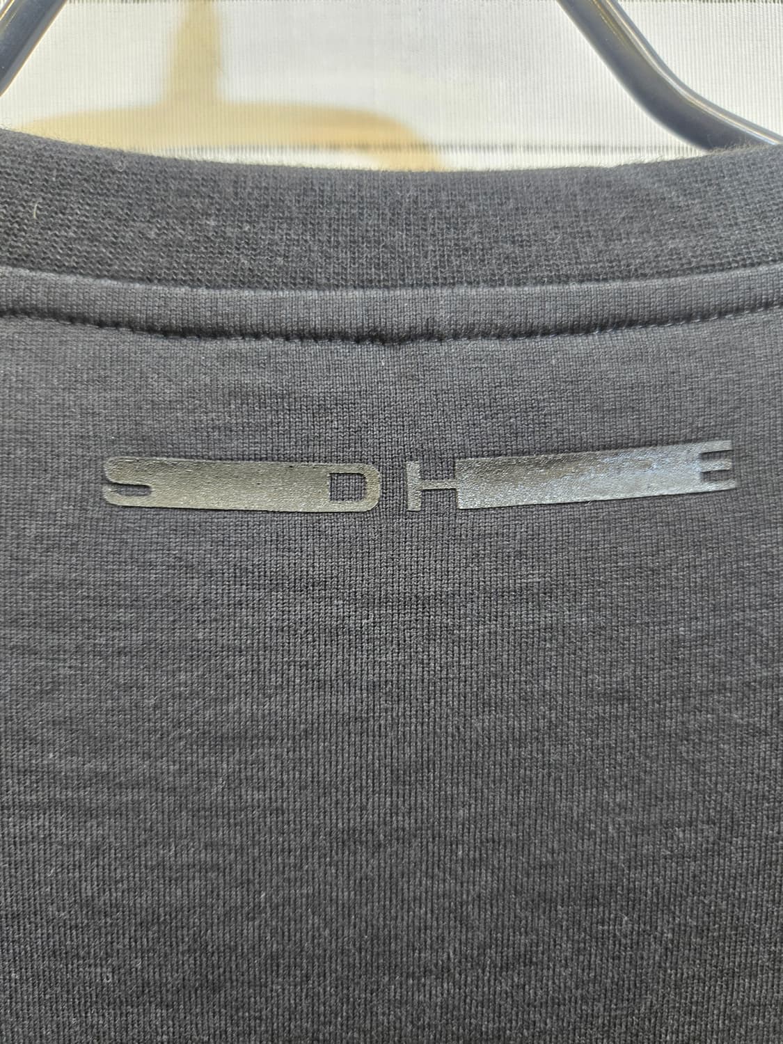 솔리드옴므 레이어드 반팔 티셔츠 블랙 상품이미지7