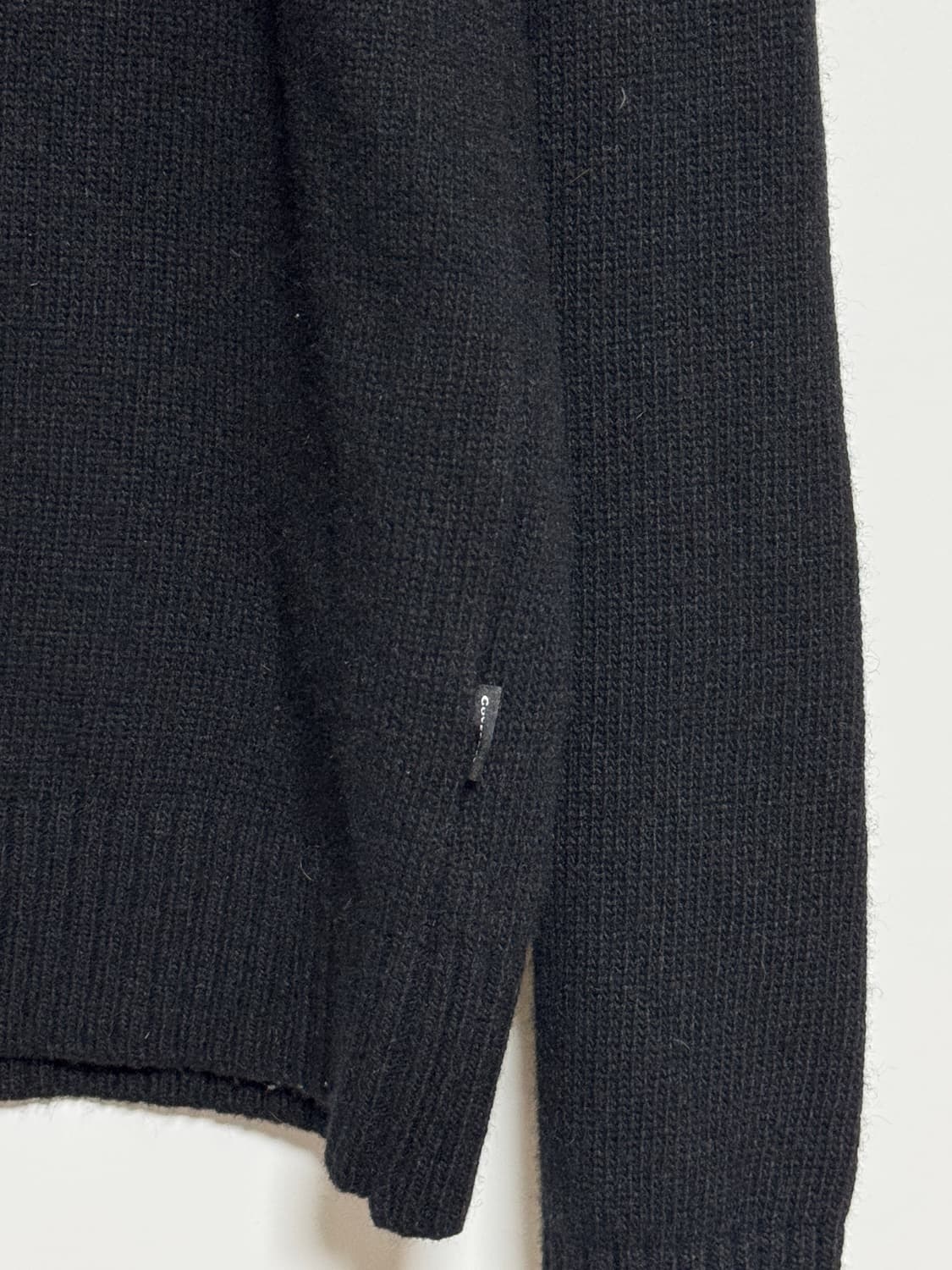 커버낫 남성 니트 블랙 100-105 상품이미지5