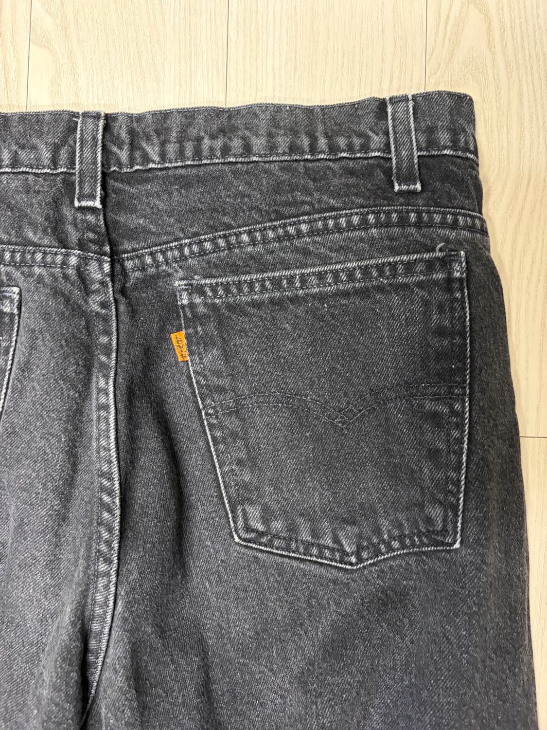 리바이스 90s 505 블랙 오렌지 탭 Made in Usa 상품이미지4