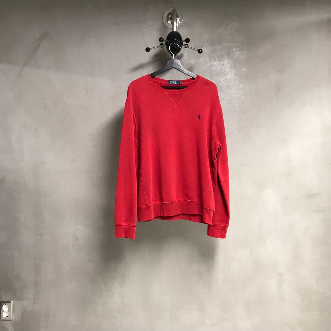 폴로 랄프로렌 맨투맨 레드 L 상품이미지1