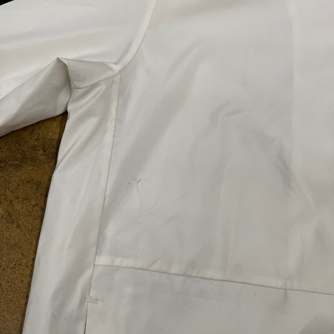 [정품/M] 아디다스 화이트 삼선 후드 바람막이 b19 상품이미지8