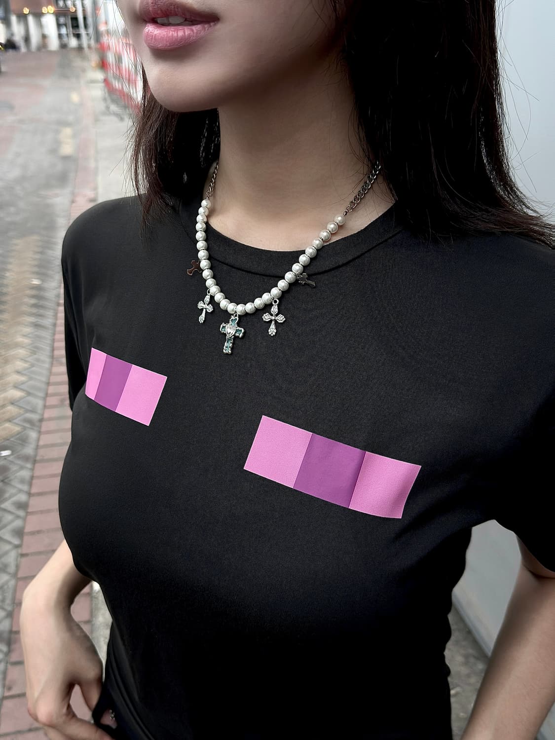 pcr053 5 the croos pearl necklace 상품이미지10