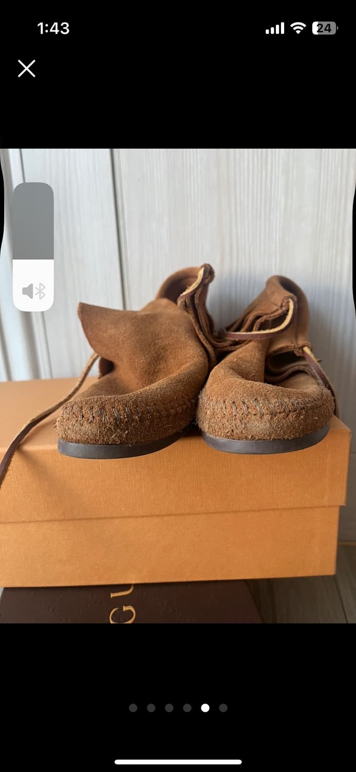 미네통카 하드솔 프린지 부츠 220-225 상품이미지5