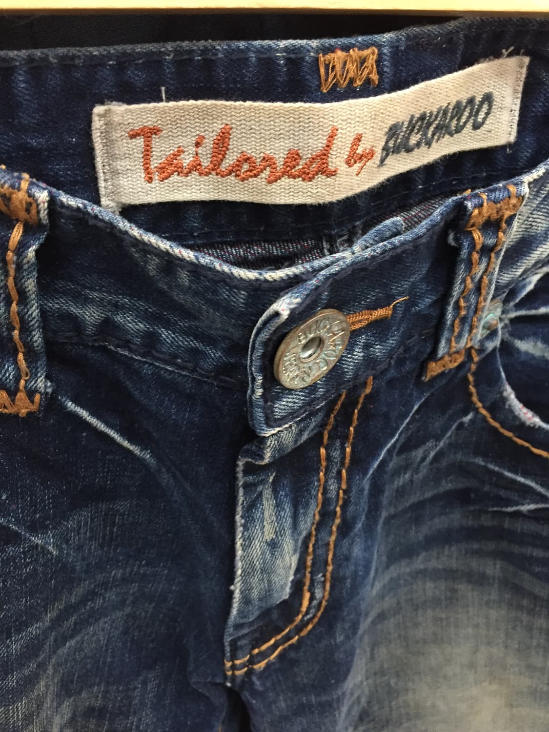 버커루 빈티지 워싱 부츠컷 데님 34 상품이미지8