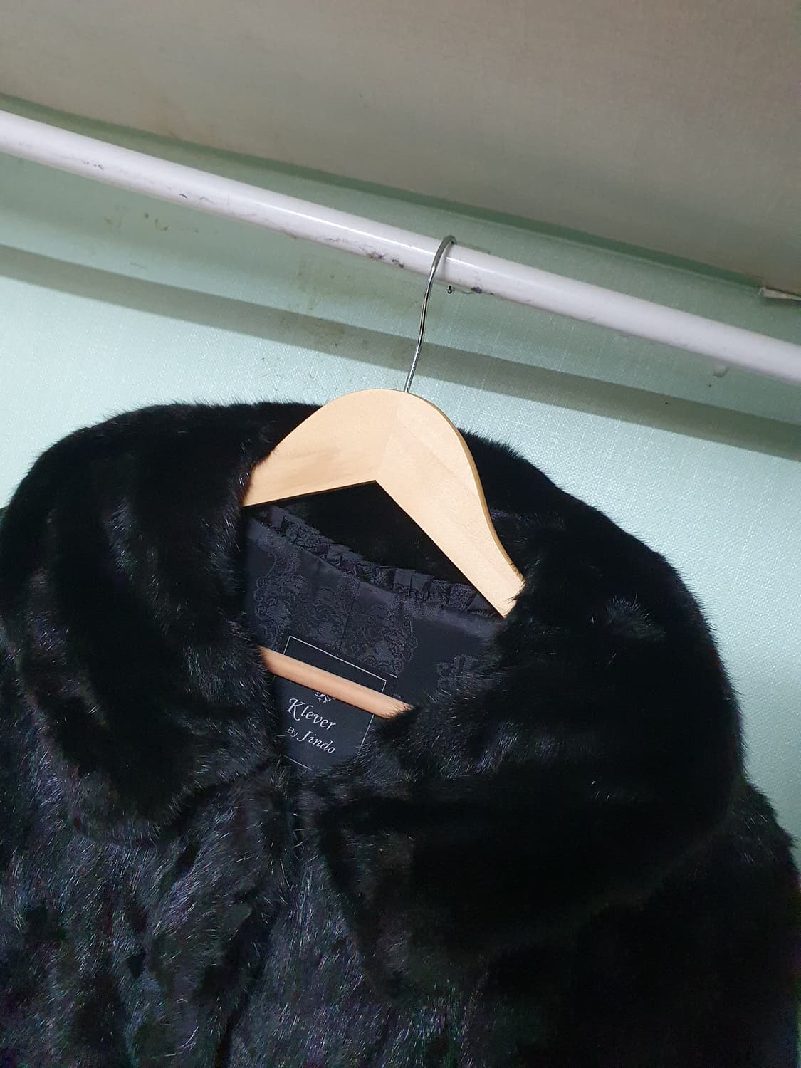 진도 끌레베 밍크 후드 코트 66 상품이미지3