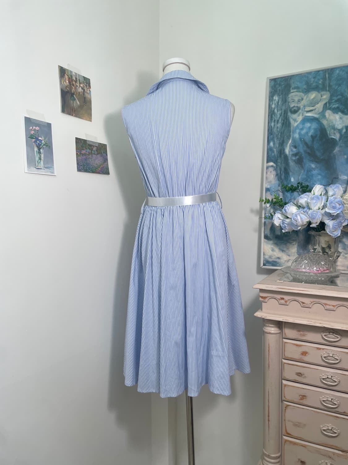 INGNI blue stripe summer collar opc 상품이미지3