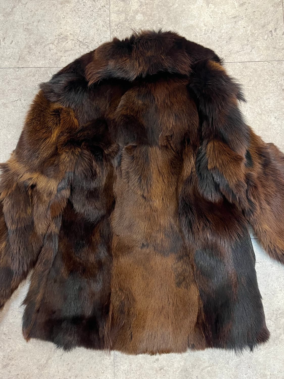 빈티지 페이크 퍼 자켓 브라운 42 #csz2647 상품이미지7