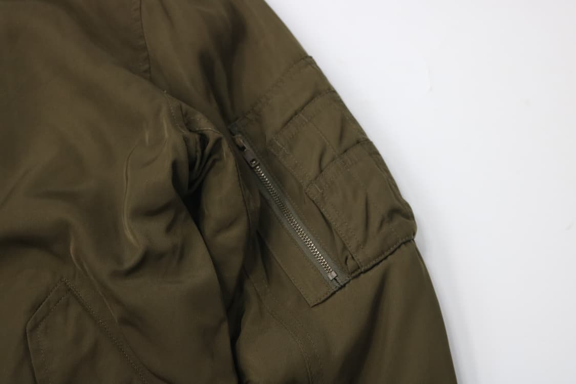 빈티지 카키 MA-1 항공 점퍼 (M) 상품이미지5