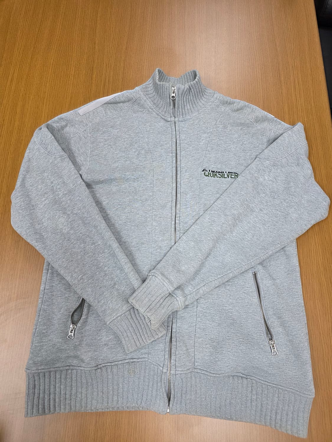 퀵실버 00s 올드스쿨 코튼 집업 자켓 트랙 자켓 L 상품이미지1