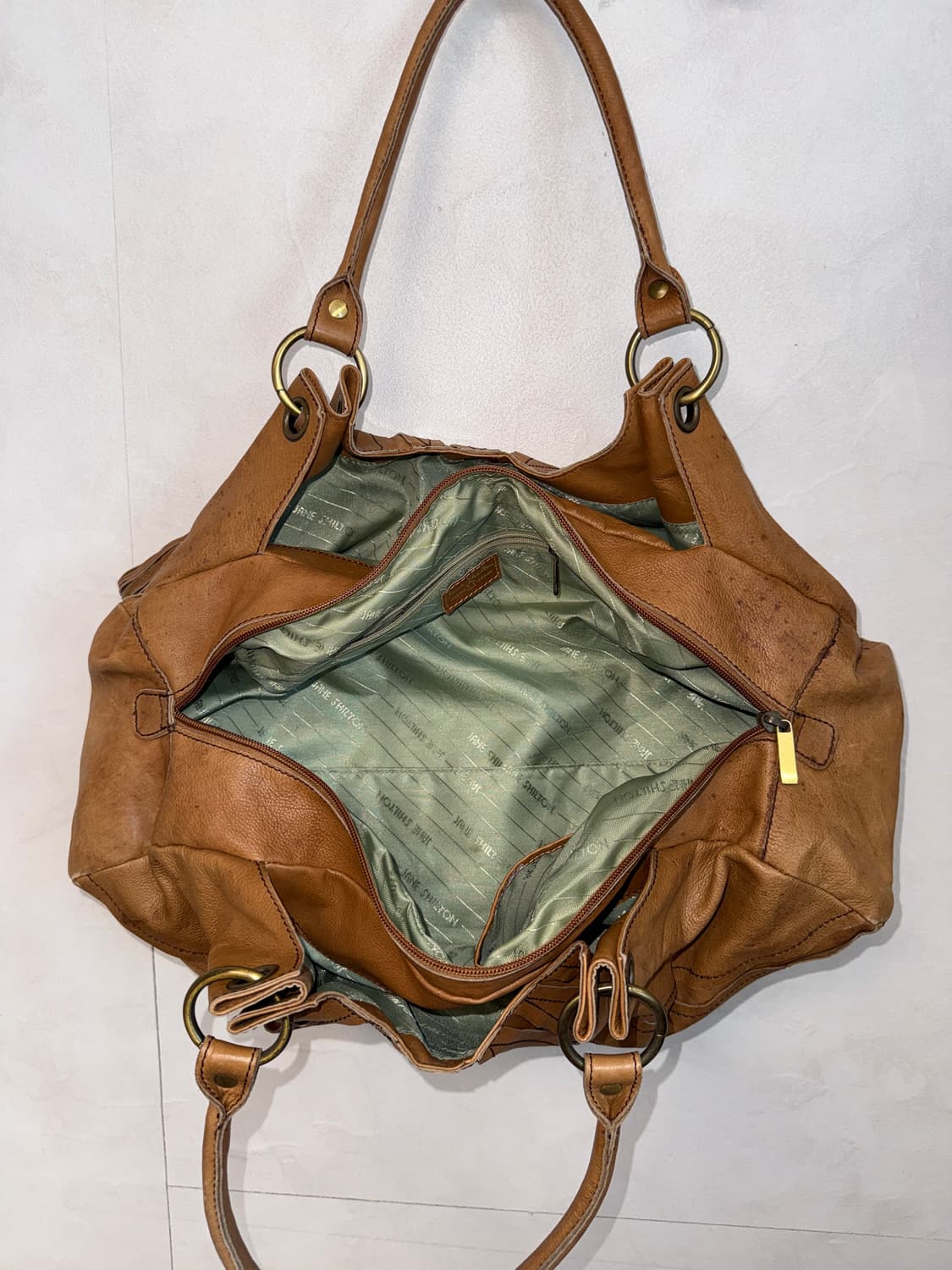 Jane Shilton brown croissant 숄더백 상품이미지6