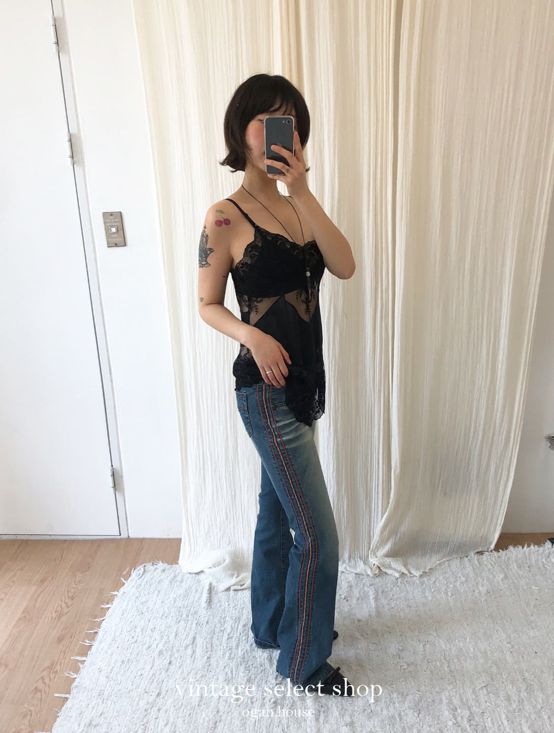 vintage side tape bootcut denim 상품이미지9