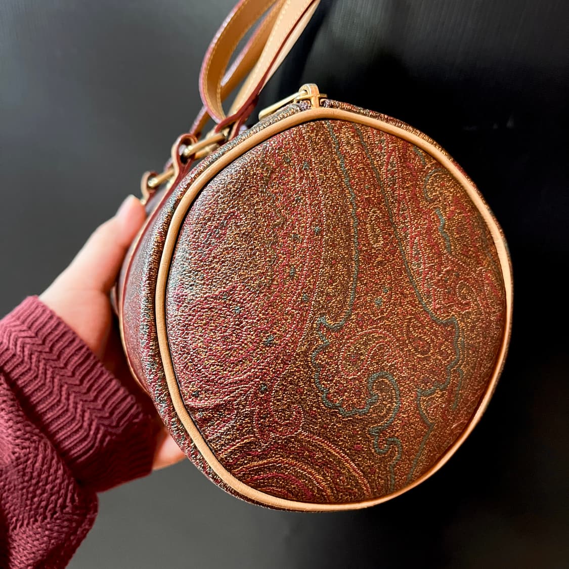 에트로 페이즐리 미니 보스턴 백  상품이미지4