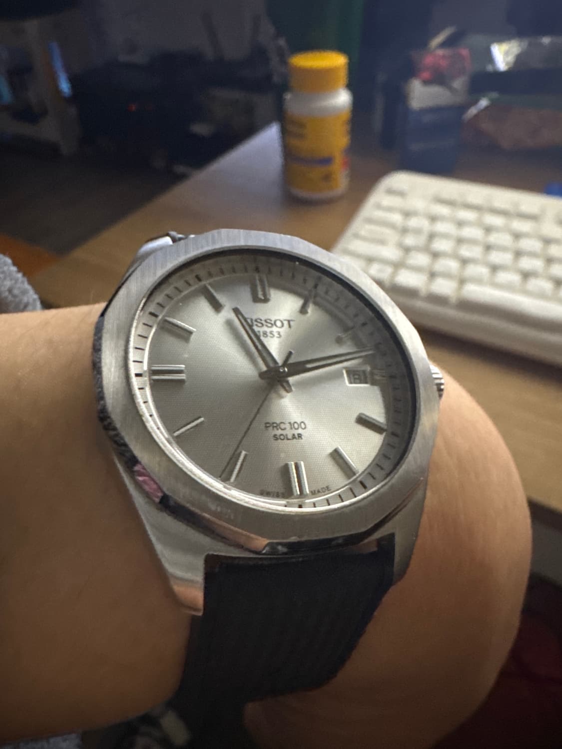 티쏘 prc 100 솔러백 39mm 상품이미지3