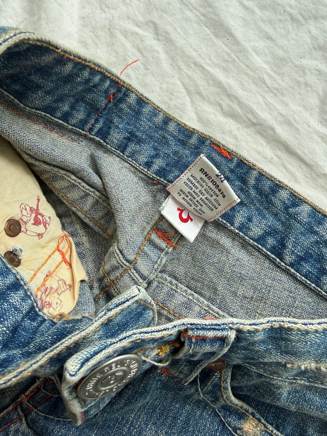 트루릴리전 로우라이즈 부츠컷 데님팬 상품이미지8