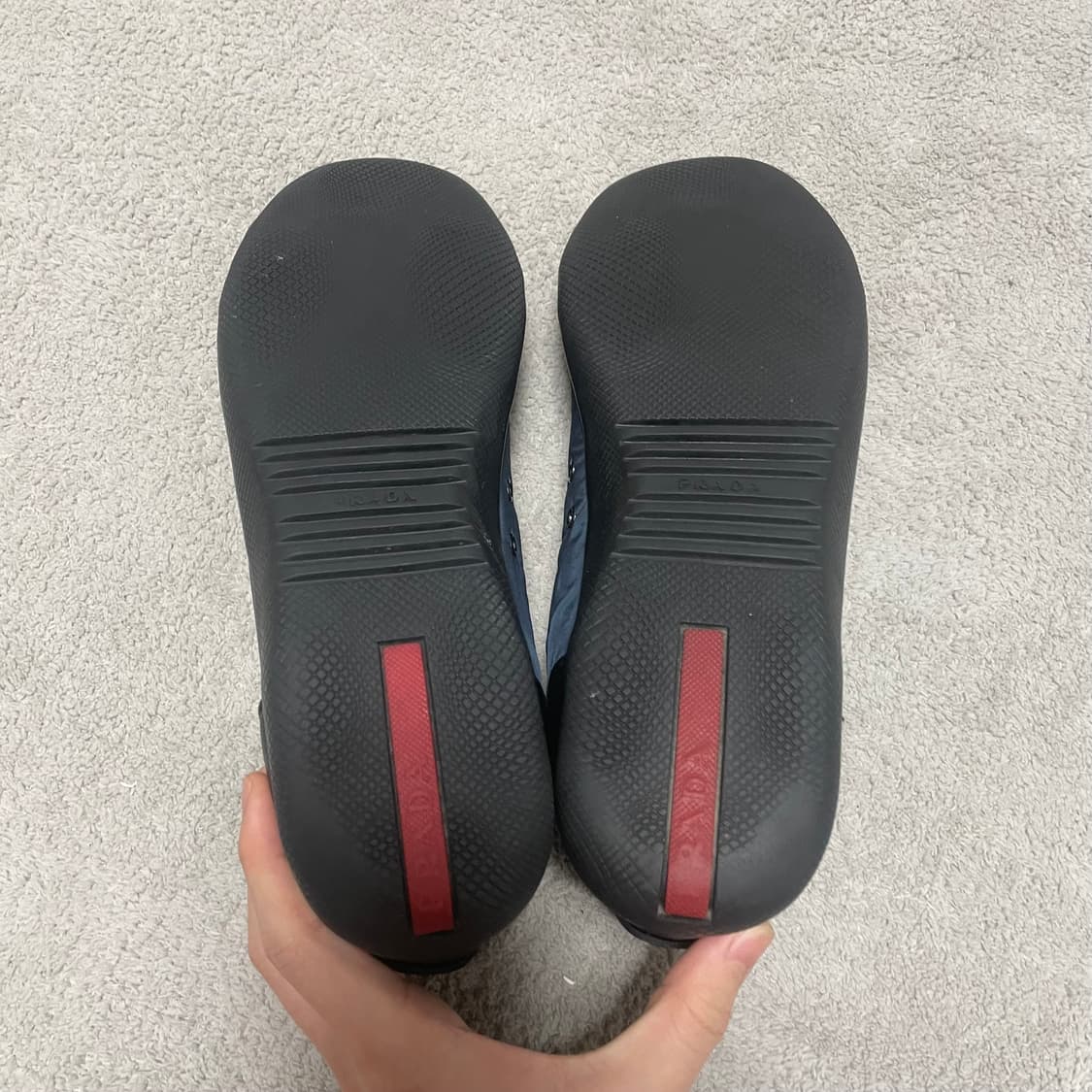 275) 프라다 스포츠 레더 나일론 트레이너 스니커즈  상품이미지5