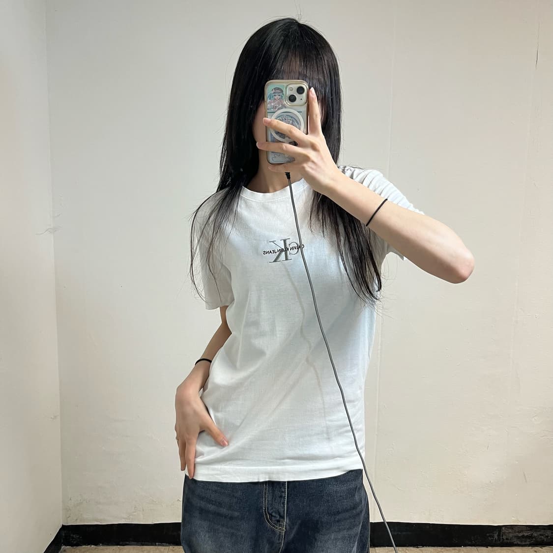 Calvin Klein White T-Shirt 상품이미지1