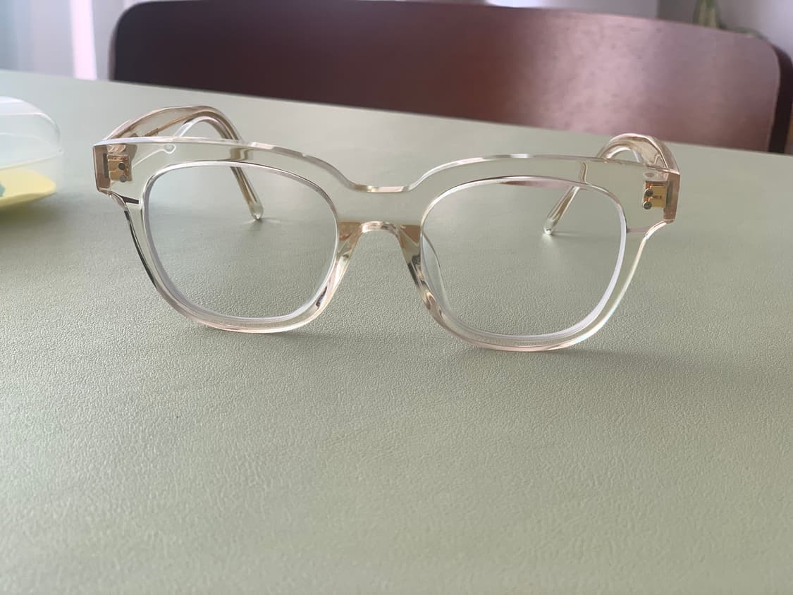 젠틀몬스터  Cal C1 Wild Wild 2 투명 뿔테 안경 상품이미지9