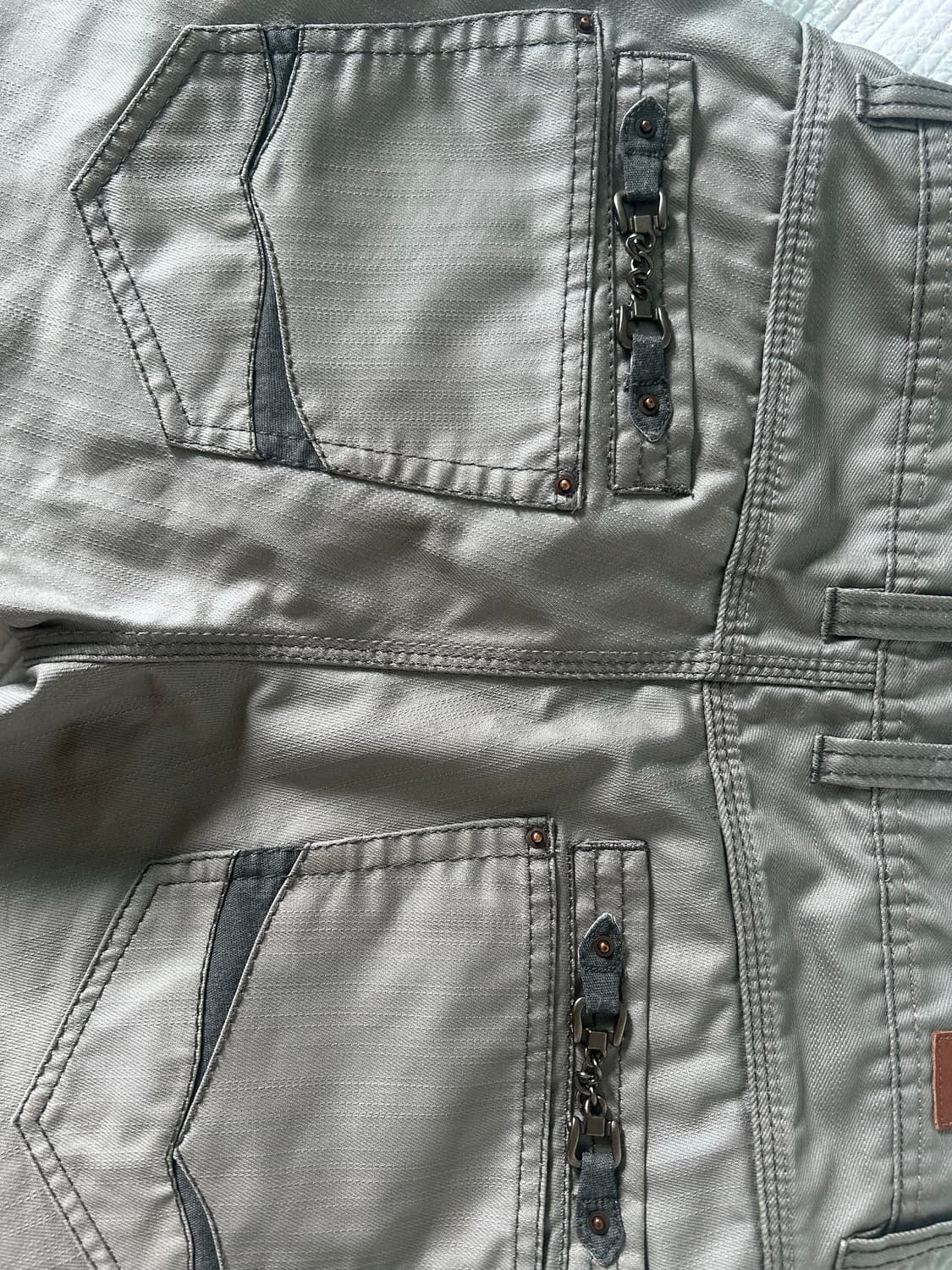 Nicole club y2k 코팅 플레어 팬츠  상품이미지3