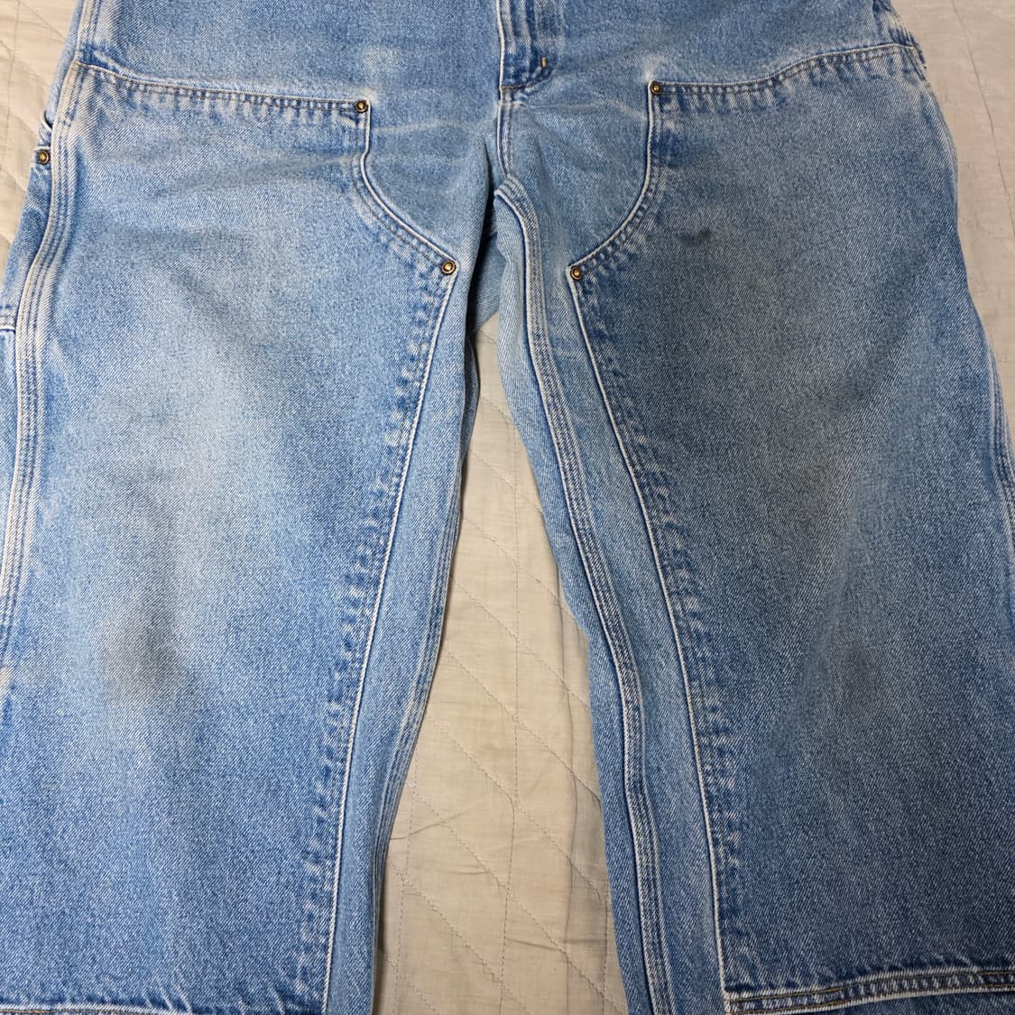 [38X34] 빈티지 칼하트 더블니 B73 DST 데님팬츠 B-5 상품이미지2