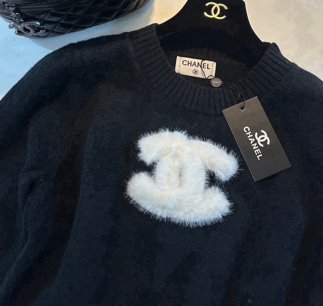 (새상품)샤넬퍼로고니트 상품이미지7