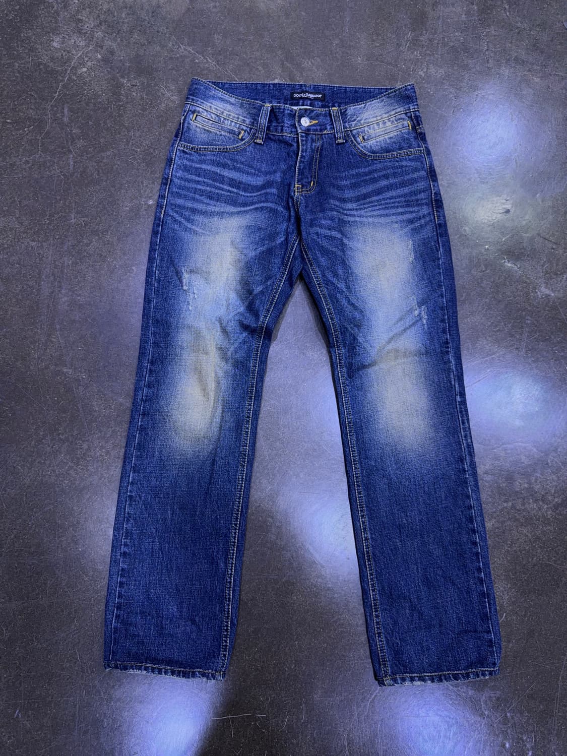 돌체앤가바나 빈티지 워싱 스트레이트핏 데님팬츠 48 상품이미지1