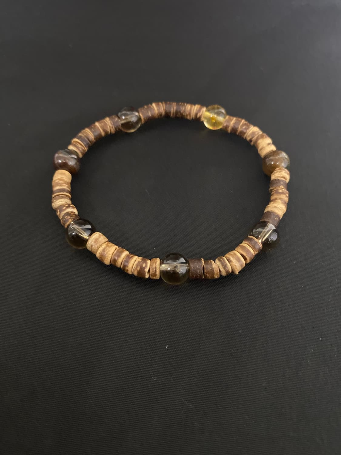 빈티지 원석&우드 팔찌 상품이미지2