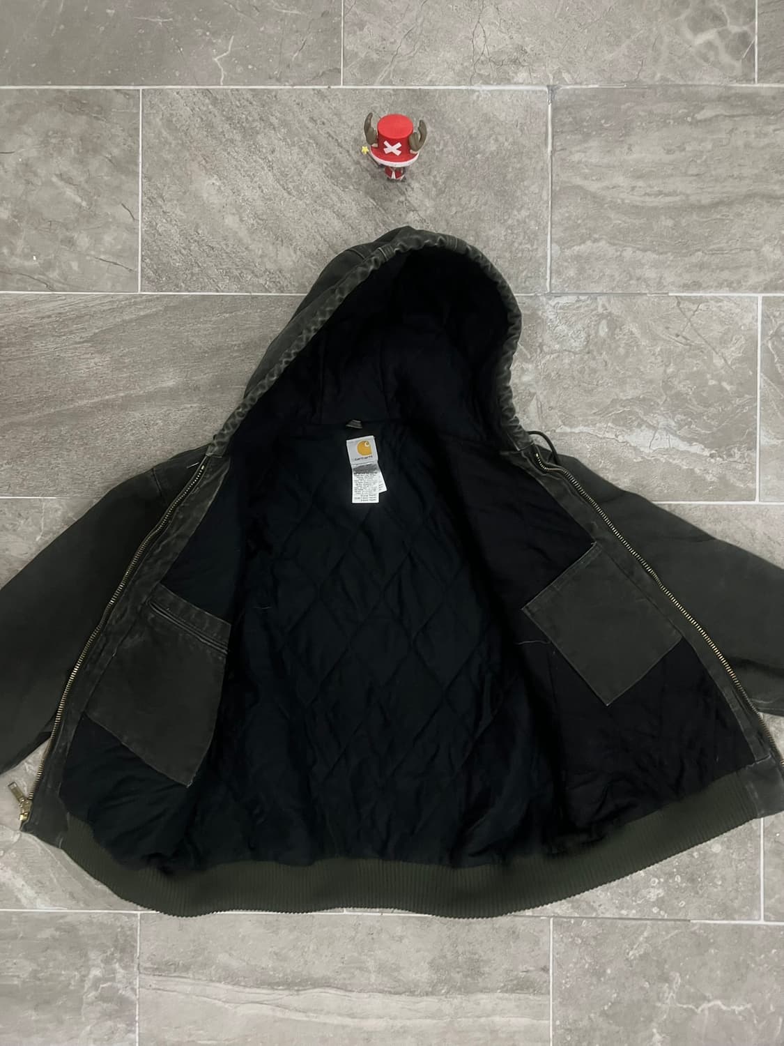 (XL) 칼하트 후드 덕 액티브 자켓 J130 MOS 모스그린 상품이미지3