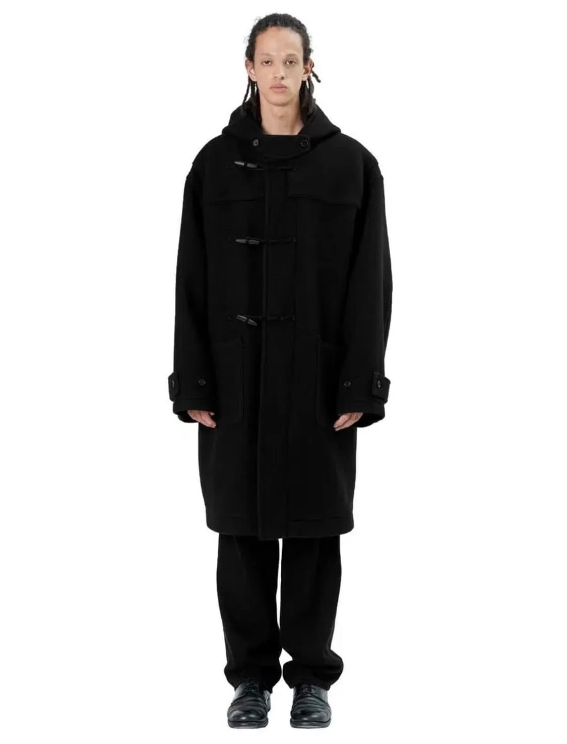 [2] 브라운야드 21fw 더플코트 블랙 상품이미지1