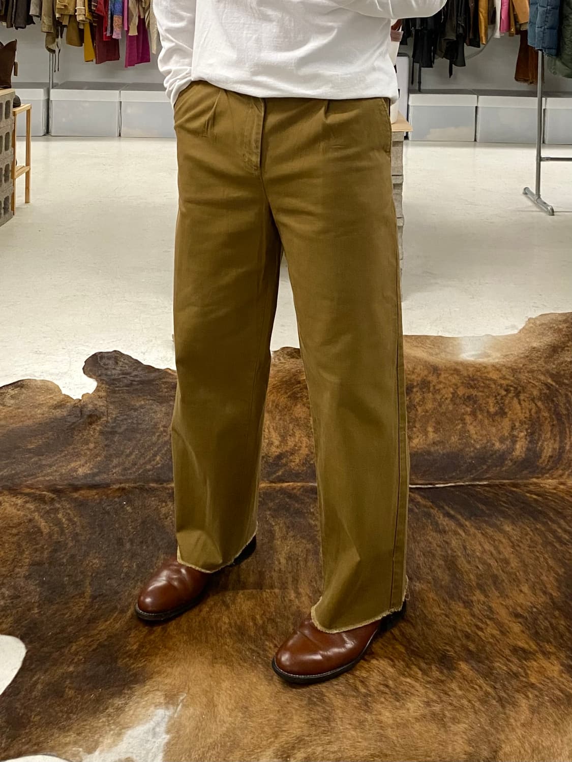 JOURNAL STANDARD wide chino pants 와이드 치노 상품이미지9