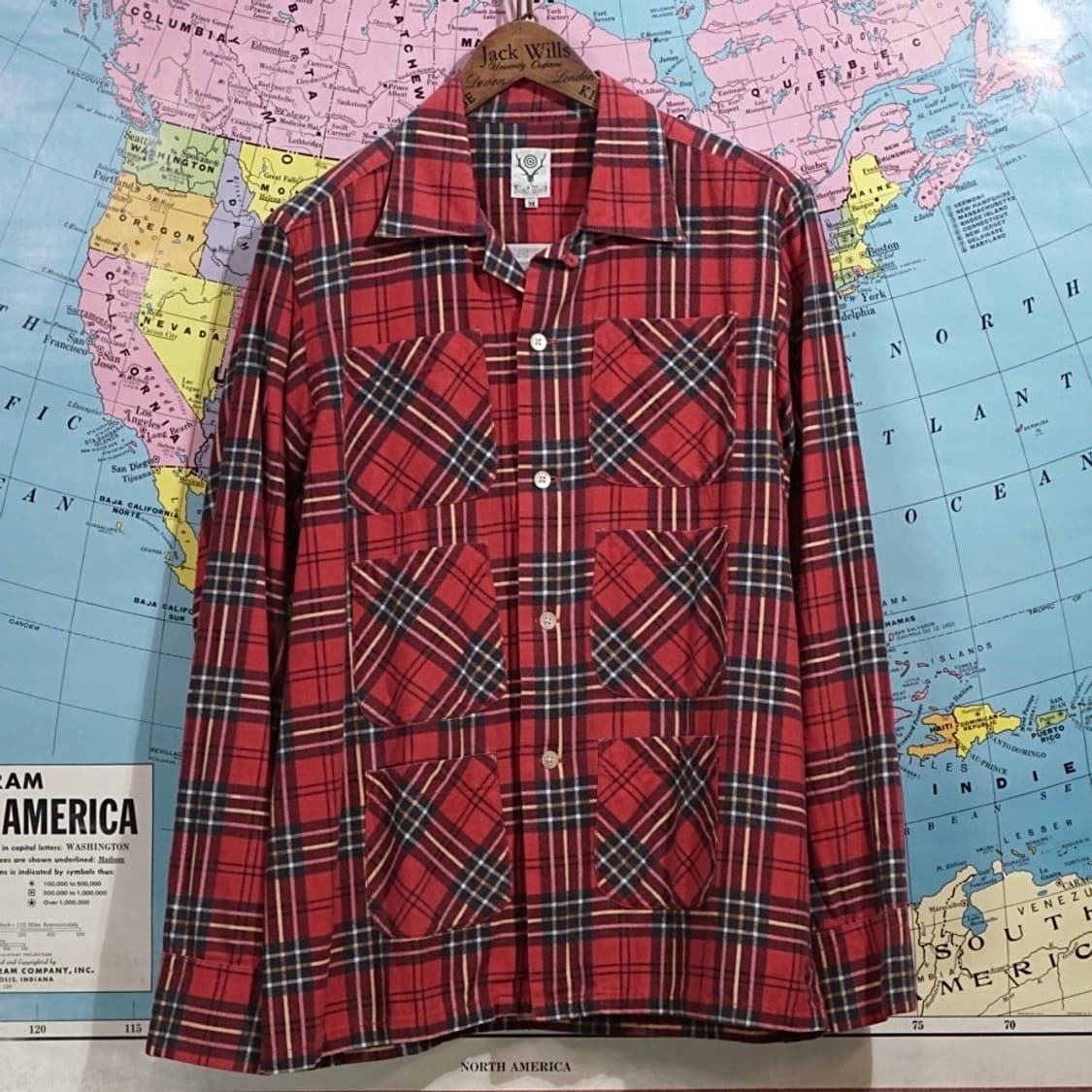 사우스2웨스트8 플란넬 포켓 셔츠 상품이미지1