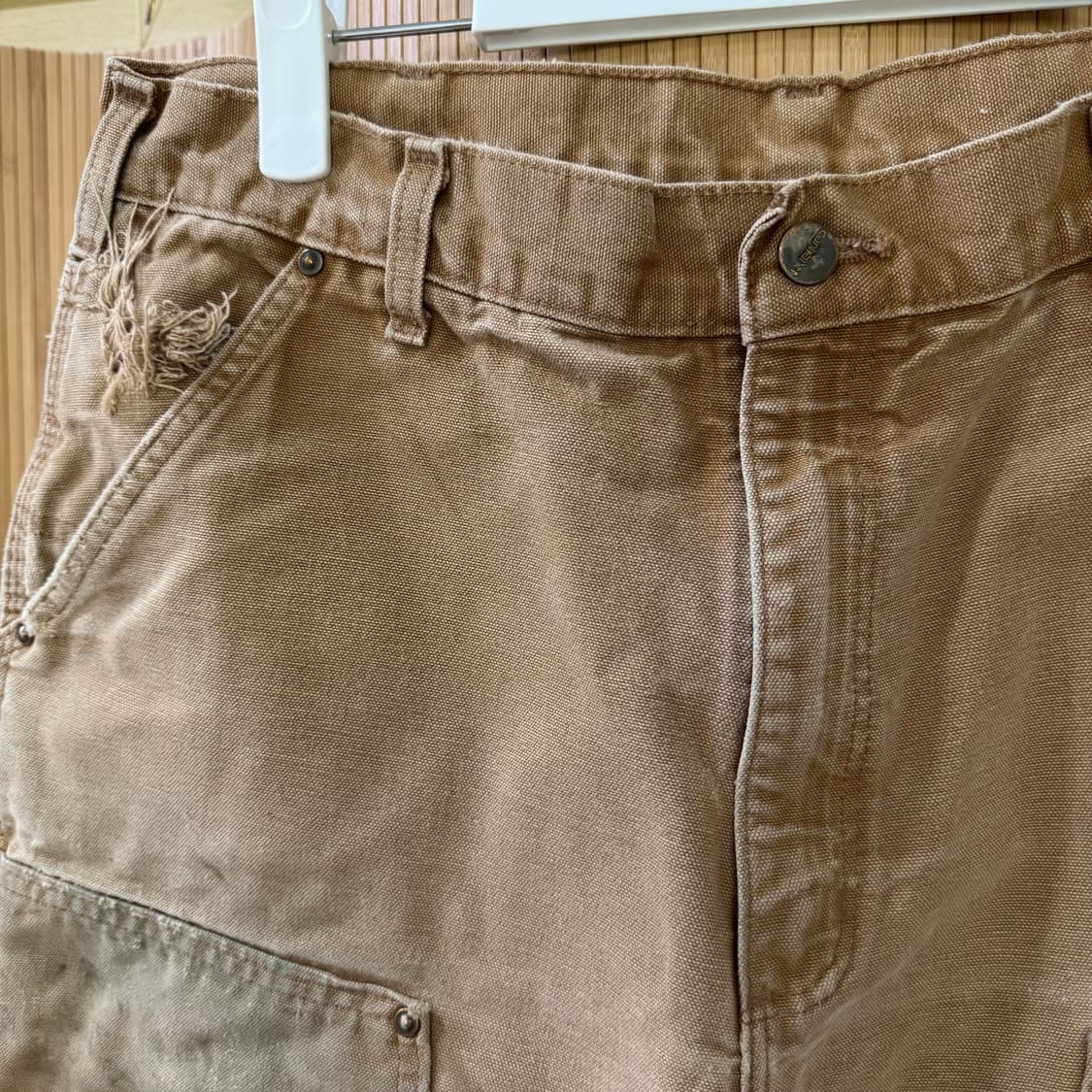 칼하트 브라운 더블니 팬츠 상품이미지2