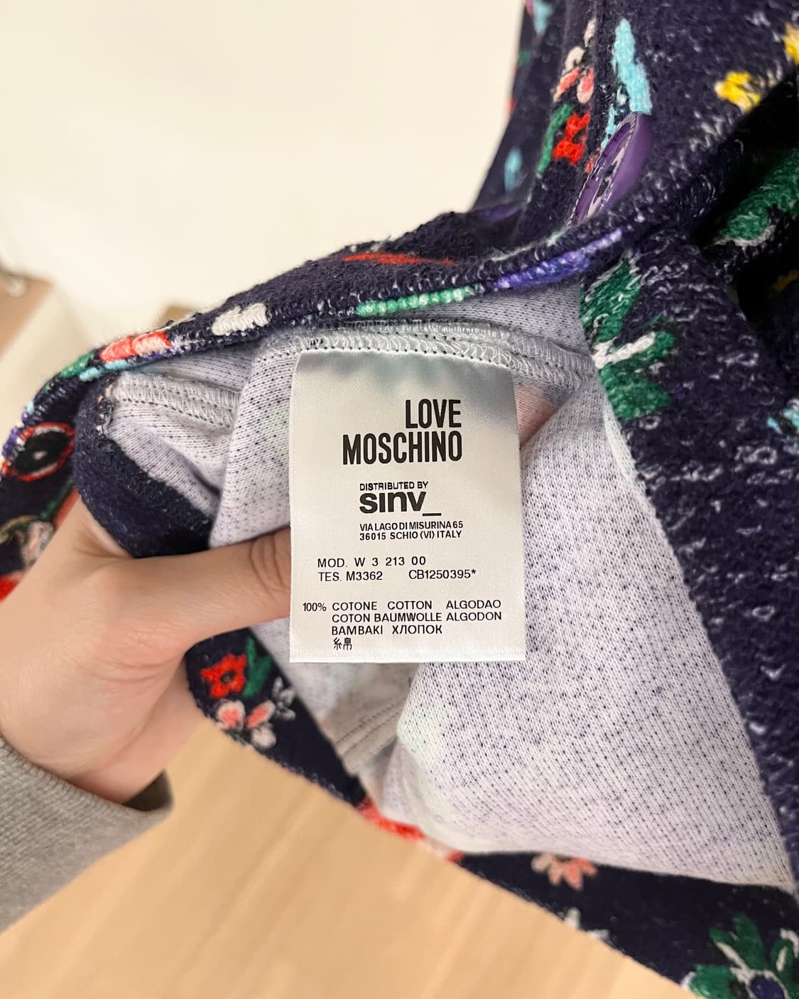 모스키노 멀티컬러 플로럴 패턴 자켓 상품이미지6