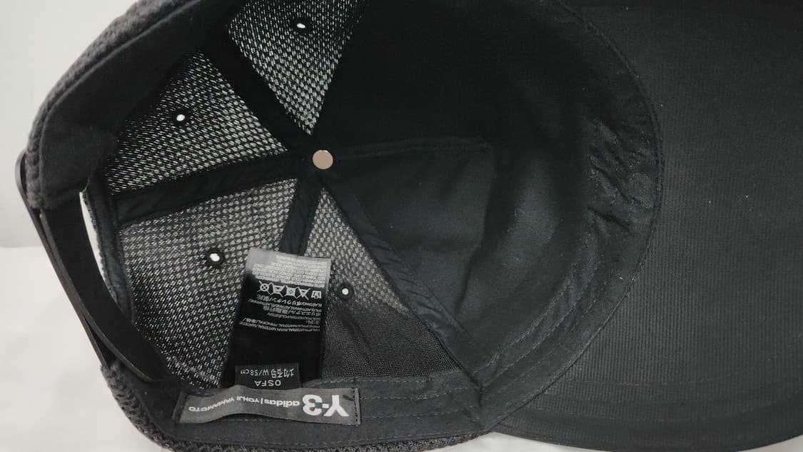 Y-3 블랙 메쉬 트러커캡  상품이미지3