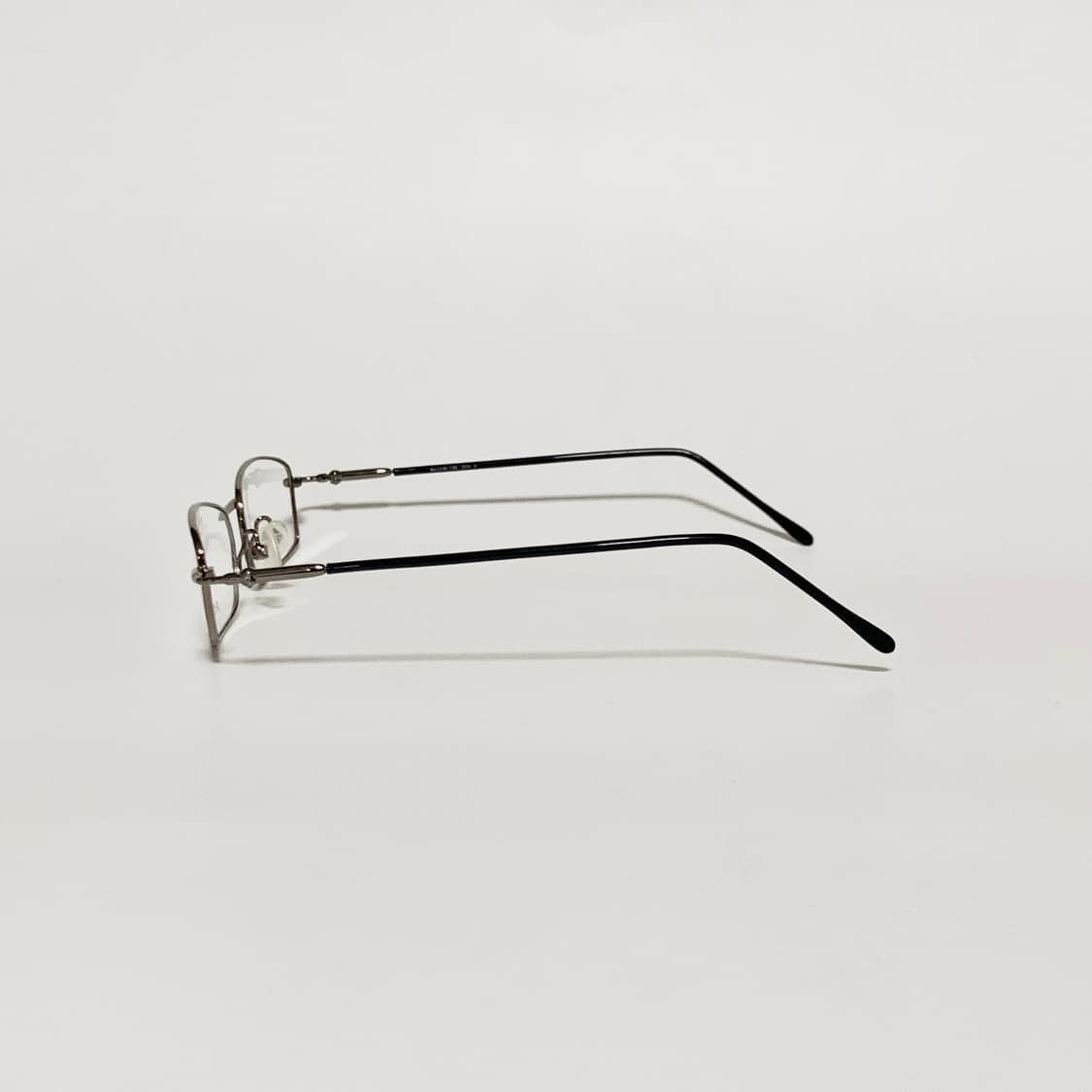 995 데드스탁 빈티지 안경테 메탈 다크그레이 슬림 직사각형 남녀공용 상품이미지5