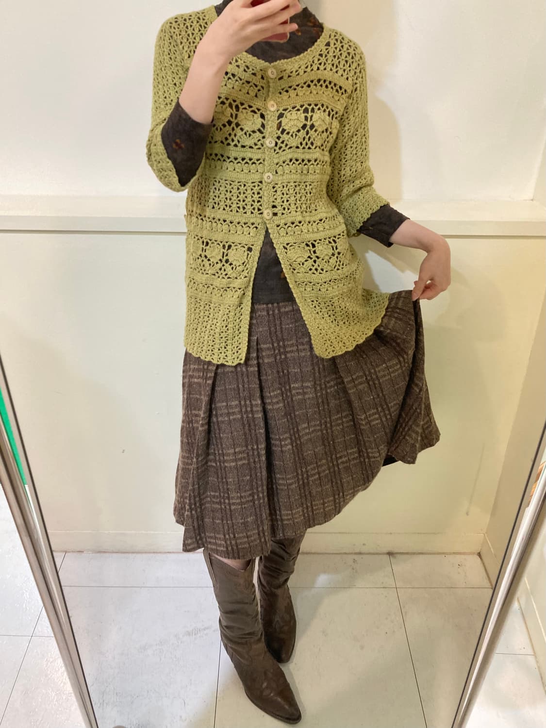 페어리 마챠 뜨개 가디건 상품이미지10