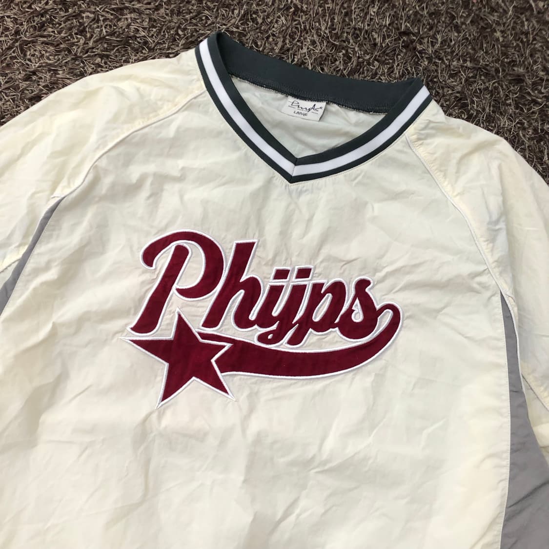 피지컬 디파트먼트 테일로고 나일론 웜업 롱슬리브 상품이미지2