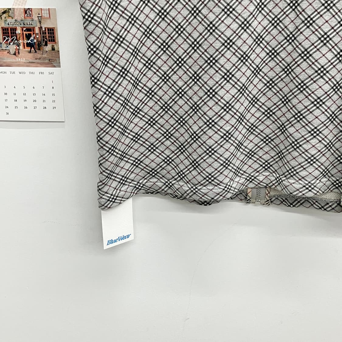 버버리 노바체크 반팔 후드 집업 상품이미지10